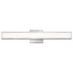 Alto Bathroom Vanity Light - Brushed Nickel / White