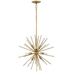 Tryst Chandelier - Burnished Gold