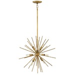 Tryst Chandelier - Burnished Gold
