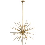 Tryst Chandelier - Burnished Gold