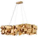 Delfina Linear Chandelier - Deluxe Gold