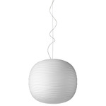 Gem LED Pendant - White / White