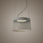 Twiggy Grid Outdoor Pendant - Greige