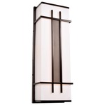 Tuxedo Outdoor Wall Light - Bronze / Acrylic