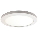 Disc Flush Mount - White / Acrylic