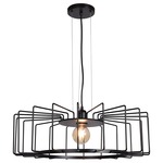 Wired Horizontal Pendant - Black