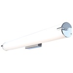 Tube Bathroom Vanity Light - Chrome / Acrylic