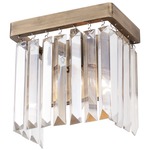 Social Club Wall Light - Havana Gold / Crystal