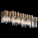 Matrix Bathroom Vanity Light - Havana Gold / Clear