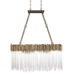 Matrix Linear Pendant - Havana Gold / Clear