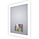 Silhouette Lighted Mirror with TV - Frosted