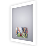 Silhouette Lighted Mirror with TV - Frosted