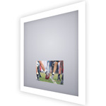 Silhouette Lighted Mirror with TV - Frosted