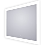 Silhouette Rectangle Lighted Mirror - Frosted