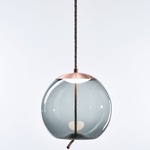 Knot Sfera Pendant - Copper / Glossy Smoke Grey