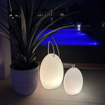 Amande Corde Portable Bluetooth Indoor / Outdoor LED Lamp - White