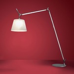 Tolomeo Maxi Floor Lamp - Aluminum / Parchment Paper