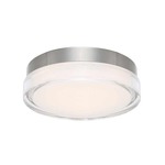 Dot Outdoor Wall / Ceiling Light - Stainless Steel / Clear