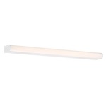 Slim Nightstick Bathroom Vanity Light - White / White