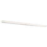 Slim Nightstick Bathroom Vanity Light - White / White