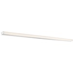 Slim Nightstick Bathroom Vanity Light - White / White