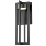 Chamber Outdoor Dark Sky Wall Light - Black