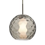 Layla Mini Pendant - Bronze / Smoke