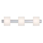 Tito Bathroom Vanity Light - Chrome / Opal Matte