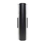 Espada Outdoor Wall Light - Black / Clear Bubble