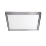 Ultra Slim Square Wall / Ceiling Light - Brushed Nickel
