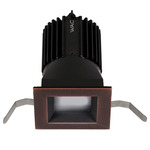 Volta 2IN Square Flanged Downlight Trim - Copper Bronze