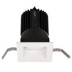 Volta 2IN Square Flanged Downlight Trim - White