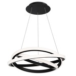 Veloce Chandelier - Black / White