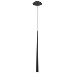 Cascade Pendant - Matte Black / Frosted
