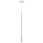 Cascade Pendant - Polished Nickel / Frosted