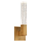 Cinema Wall Light - Aged Brass / Crystal