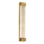 Tower Wall Light - Aged Brass / Crystal