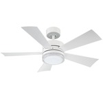 Wynd DC Ceiling Fan with Light - Matte White / Matte White