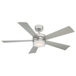 Wynd DC Ceiling Fan with Light - Stainless Steel / Stainless Steel