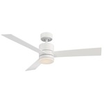 Axis DC Ceiling Fan with Light - Matte White