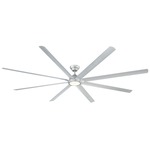 Hydra DC Ceiling Fan with Light - Titanium Silver