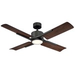 Cervantes DC Ceiling Fan with Light - Oil Rubbed Bronze / Dark Walnut