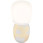Hive Table Lamp - White / Opal