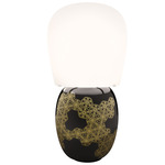 Hive Table Lamp - Black / Opal