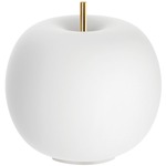 Kushi Portable Table Lamp - Brass / Opal