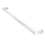 Thin-Line Indirect Wall Light - Bright Satin Aluminum / White