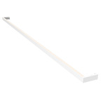 Thin-Line Two-Sided Wall Light - Satin White / White Acrylic