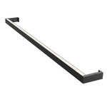 Thin-Line Two-Sided Wall Light - Satin Black / White Acrylic