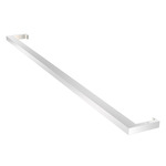 Thin-Line Indirect Wall Light - Bright Satin Aluminum / White Acrylic