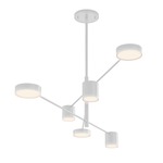 Counterpoint Multi-Light Pendant - Satin White / Acrylic